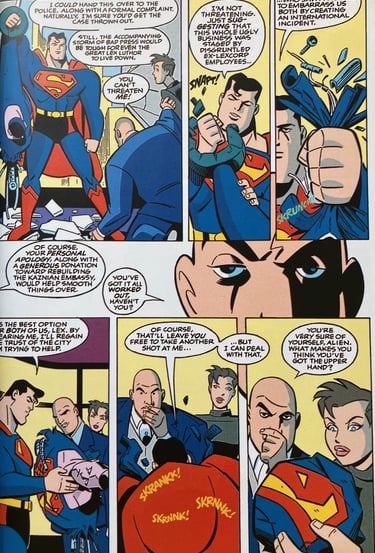 Superman Adventures - Luthor's Plan Foiled, er, Crumpled