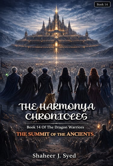 Book 14 Cover - Book 14 Of The Dragon Warriors The Summit of the Ancients