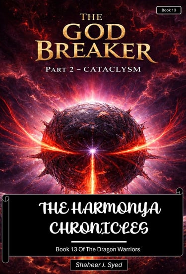 Book 13 Cover - Book 13 Of The Dragon Warriors The God Breaker Part 2