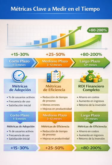 timeline medicion ROI consultoria digital plazos metricas