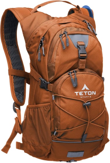 Orange TETON Oasis Hydration Backpacks