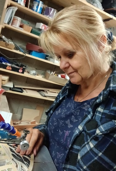 Chantournage d un arbre de vie artisanal