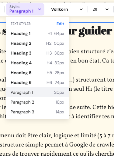 balises titres pour le guide du seo complet