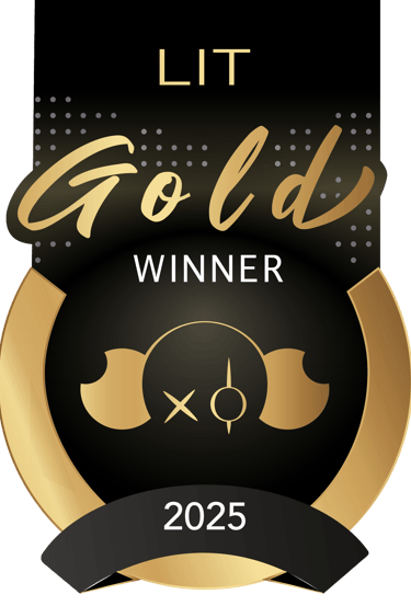 LIT Advertising Awards Gold Winner 2025 badge