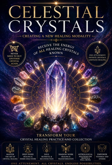 celestial crystals healing book