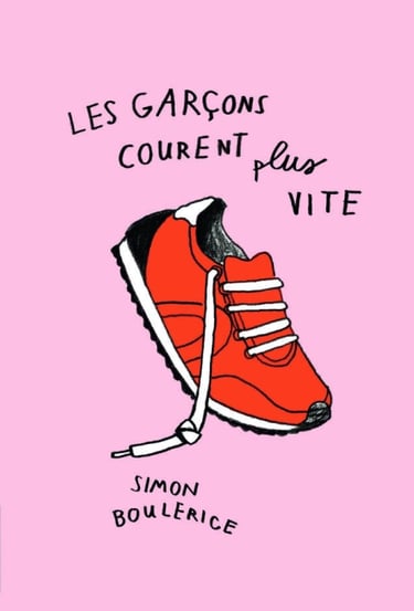 Première de couverture du recueil de poésie Les garçons courent plus vite