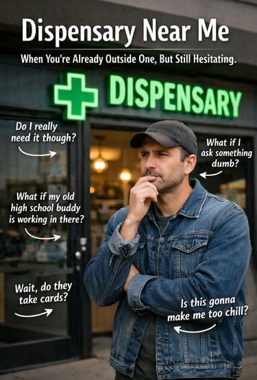 Dispensary Near Me — When You’re Already Outside One, But Still Hesitating