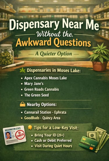Dispensary Near Me Without the Awkward Questions — A Quieter Option