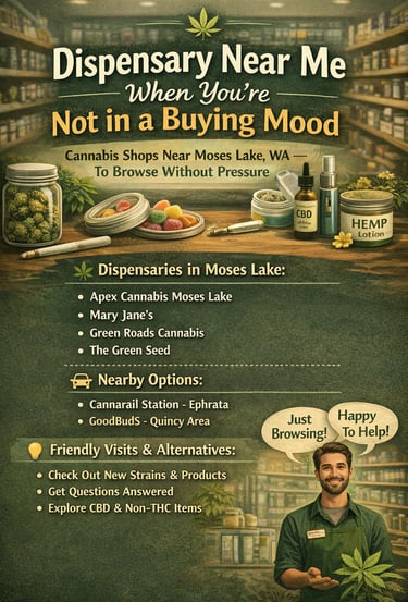 Dispensary Near Me When You’re Not in a Buying Mood
