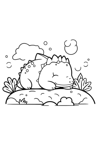 coloriage dinausaure