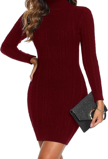Winter Jumper Dress for Women 