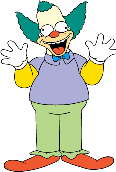 a clown clown with a clown face and a clown hat