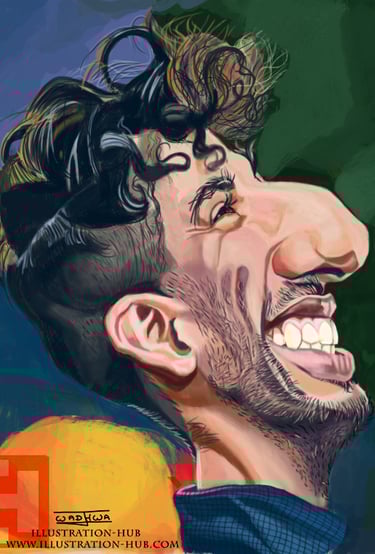 a man with a beard and a beard