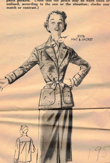 fashion magazine 1954