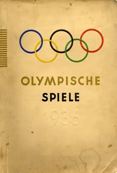 1936 Sidol-Werke Olympische Spiele Basketball Card Album from 1936
