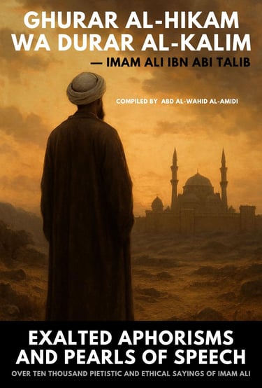 Ghurar al-Hikam, Imam Ali, Imam Ali Hadees, Maula Ali, Hazrat Ali