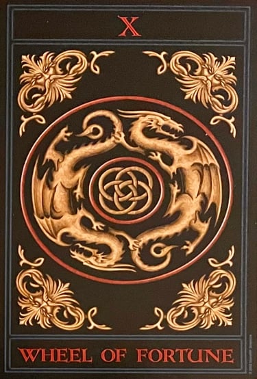 Nothing Tarot Card - Wheel Of Fortune 