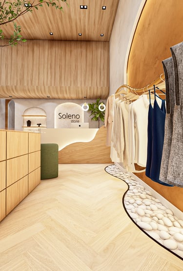 projeto comercial acolhedor e moderno