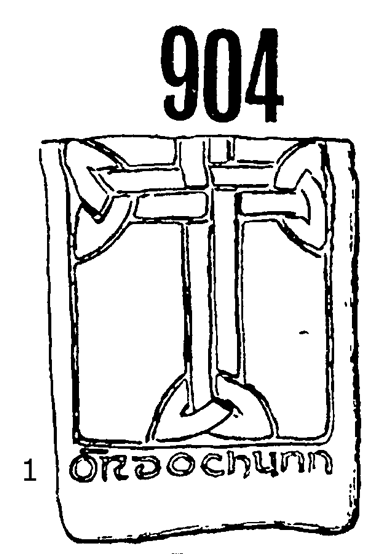 Iniscealtra Runestone 904 - Barony of Tulla Upper, County Clare, Ireland