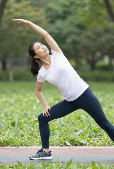 man acrobat on two ring hoops
