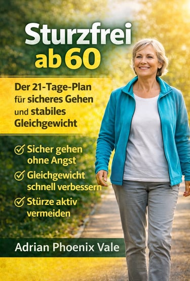 Sturzfrei ab 60: 21-Tage-Plan für mehr Gleichgewicht, Sicherheit und stabiles Gehen im Alltag. Jetzt