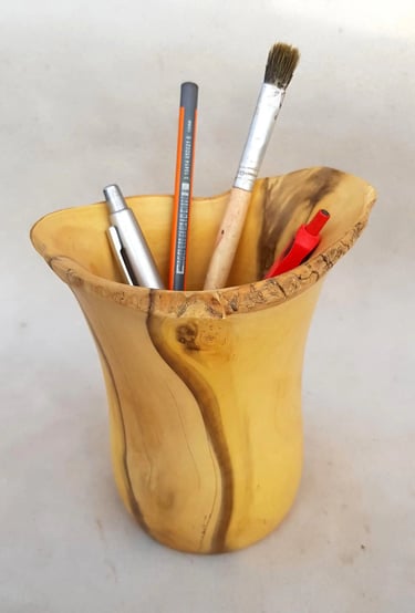 pot a crayons bois en buis