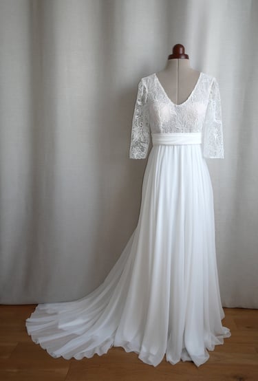 Robe de mariée Blanc Muguet