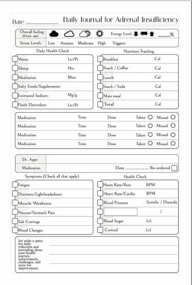 Managing adrenal insufficiency requires vigilance—tracking cortisol doses, sodium needs, and stress