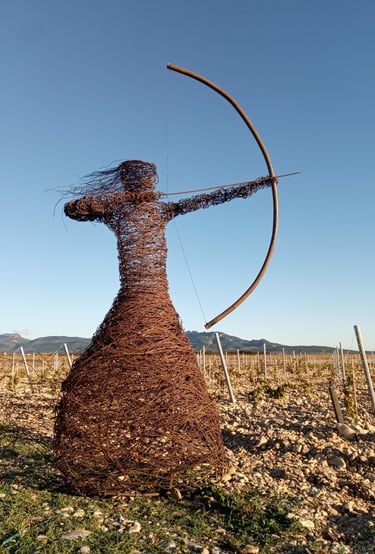 sculpture Artémis fil de fer Wilfrid Bricourt