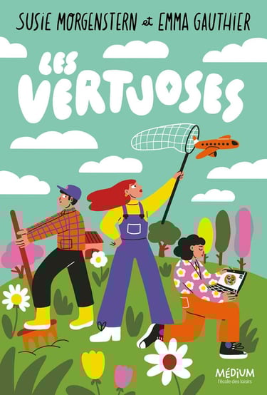 Première de couverture du roman Les vertuoses de Susie Morgenstern et Emma Gauthier