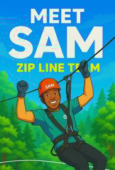 SAM Zip Line Team