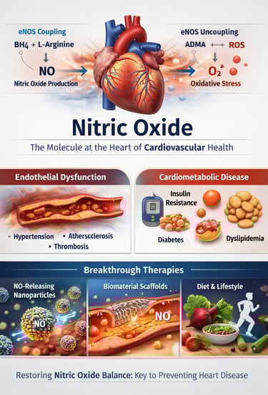“Endothelial Dysfunction: Why Nitric Oxide Bioavailability Determines Cardiovascular Risk”