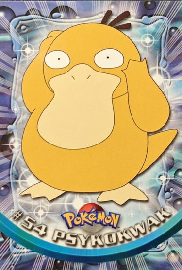 Psykokwak topps série 1