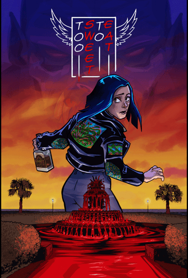 Too Sweet to Eat Issue 01 cover – Southern Gothic horror comic set in Charleston