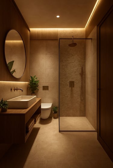 alçıpan asma tavan ile tamamlanmış tavan görünümü