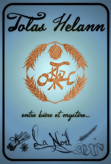 étiquette Tolas Helann de Noël