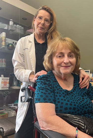 About Hair Enhancement by Ilona her client loves her permanent hair replacement in Danvers.MA