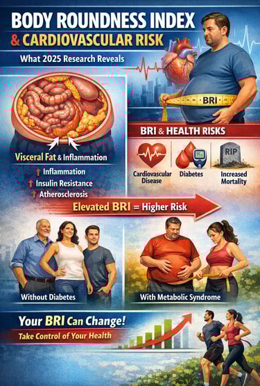 Body Roundness Index Explained: The #1 Indicator of Visceral Fat and Cardiovascular Risk