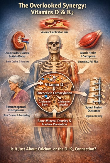 “Vitamin D and K2: Rethinking Calcium Metabolism for Bone, Muscle, and Vascular Health”
