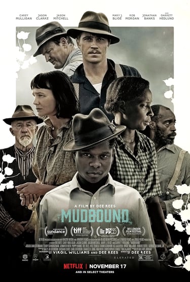 Poster for 'Mudbound' screening hosted by Auckland International Film Club.