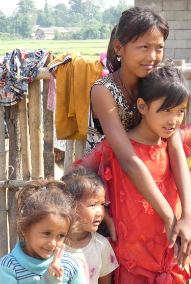 children in Tharkurdwara 