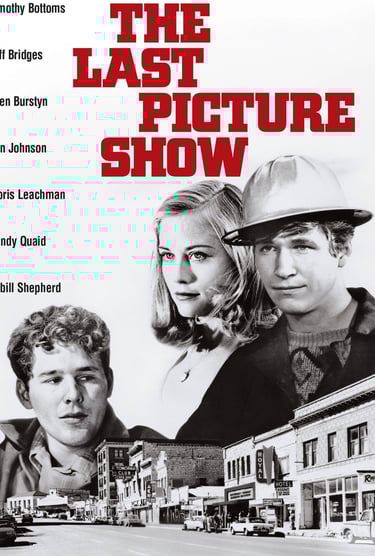 Poster for The Last Picture Show screening hosted by Auckland International Film Club