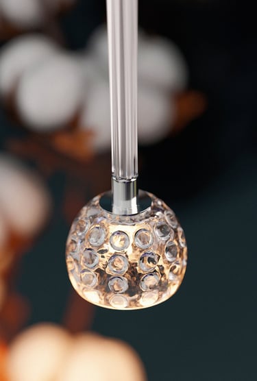 Suspension contemporaine visualisation 3D réaliste pour intérieur morderne