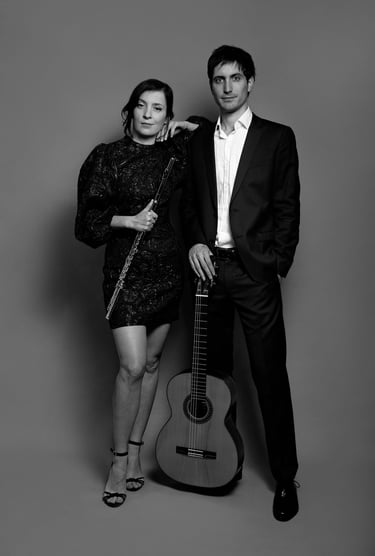 Duo SoliPse - Elena Stojceska et Romain Petiot photo par Rocio Garza