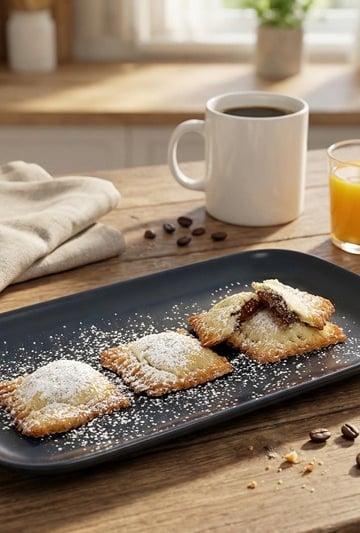 Puff pastry Gluten free cookies with chocolate cream recipe