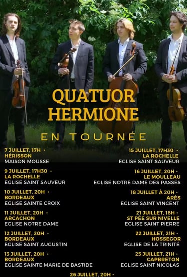 Quatuor Hermione - Tournée 2024