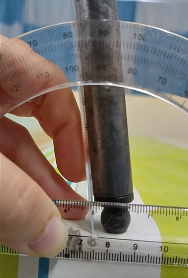 Medida ângulo trasero cadeira