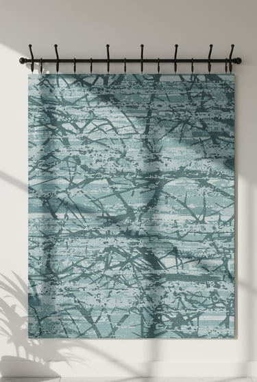 Custom bespoke handmade rugs crafted in Nepal –wall-hanging- Himalaya Carpet Industries