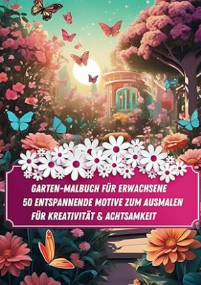 a poster of a garden