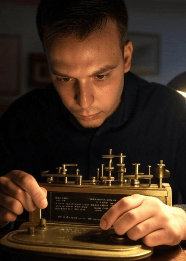 Personne qui fais de code morse